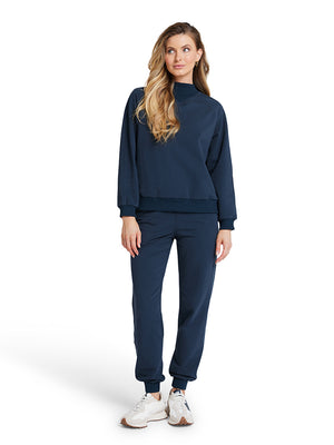 Cuffed Jogger - Navy