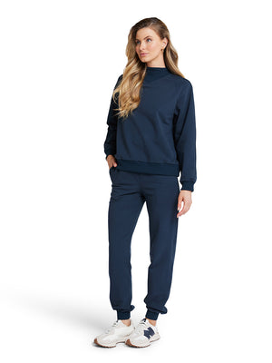 Cuffed Jogger - Navy