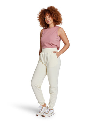 Cuffed Jogger - Cream