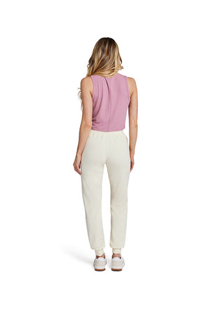 Cuffed Jogger - Cream