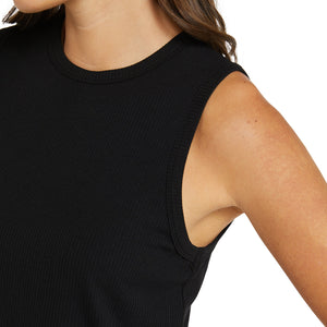 Cropped Tank - Black