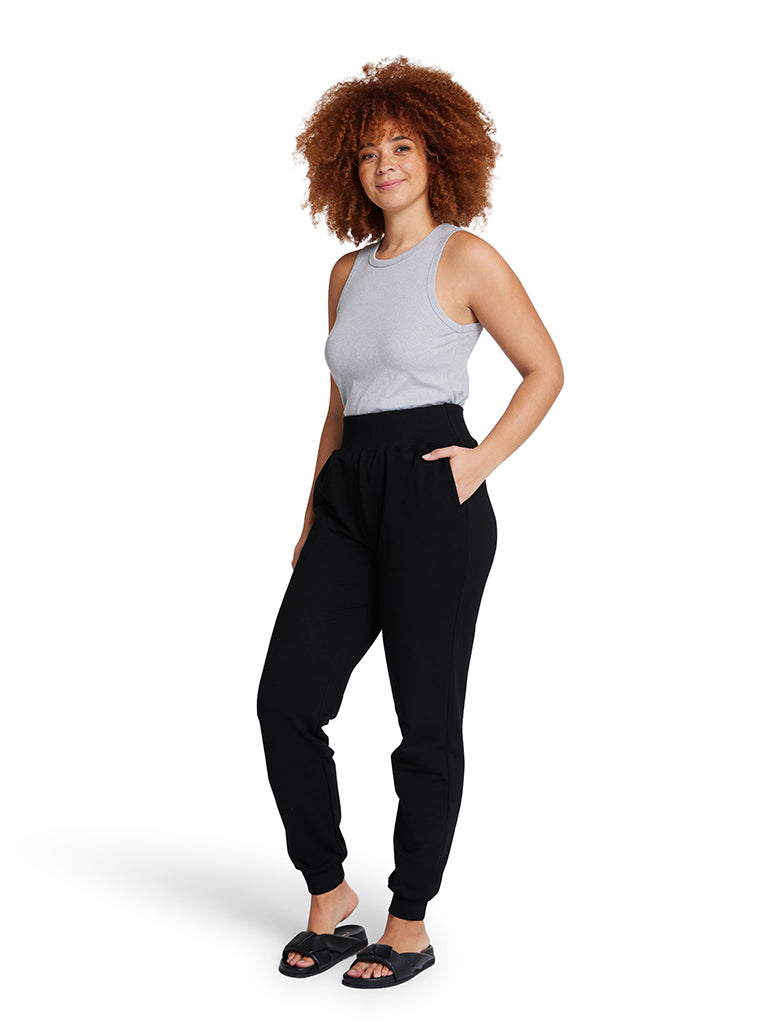 Cuffed Jogger - Black