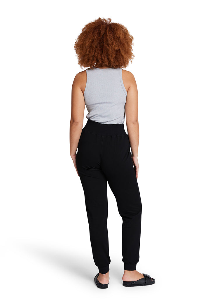 Cuffed Jogger - Black