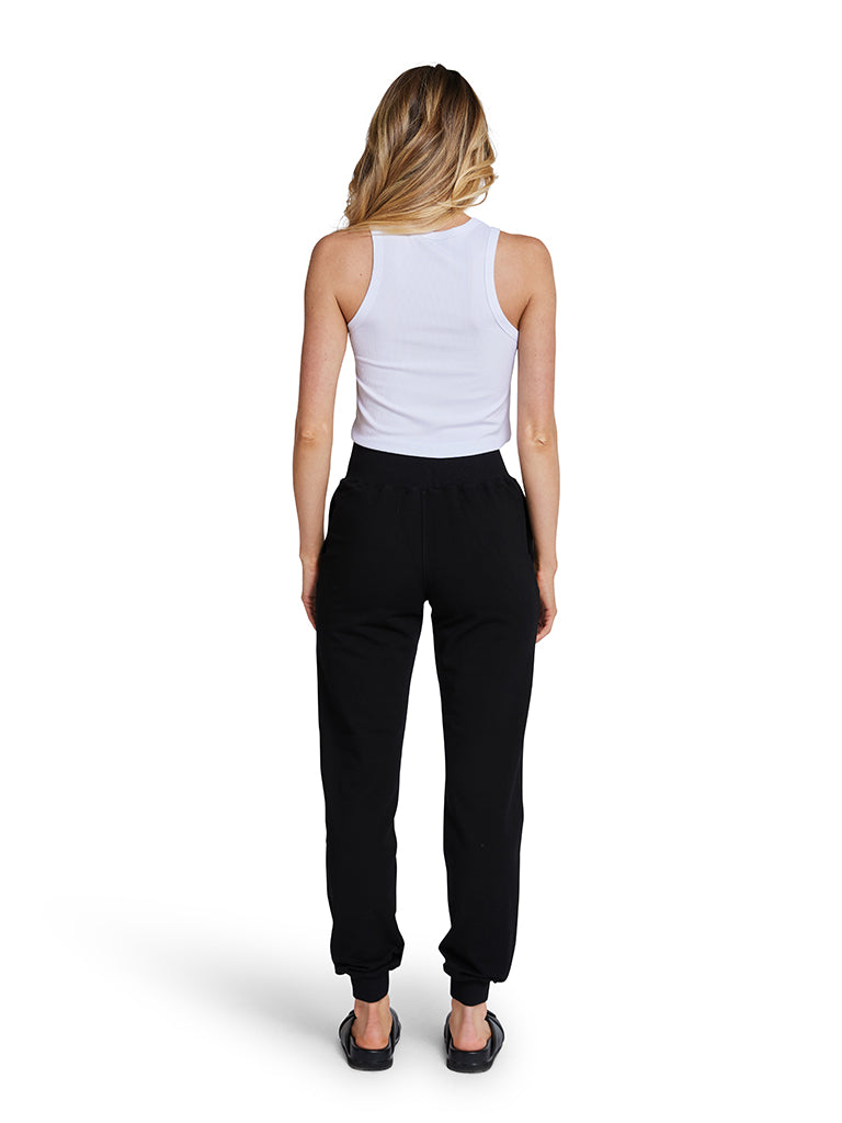 Cuffed Jogger - Black