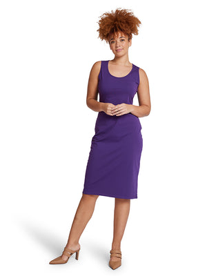 Midi Tank Dress - Purple