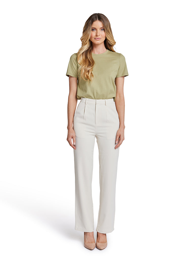 Tailored Trouser - Cream