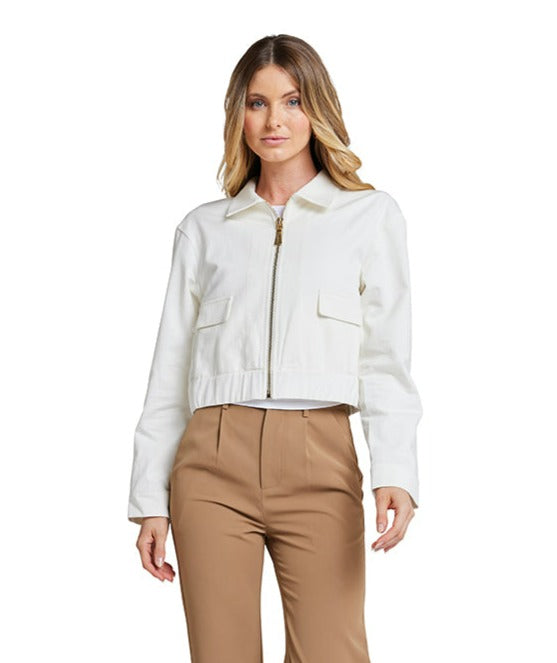 Cropped Jacket - Off White