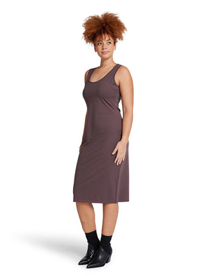 Midi Tank Dress - Chocolate