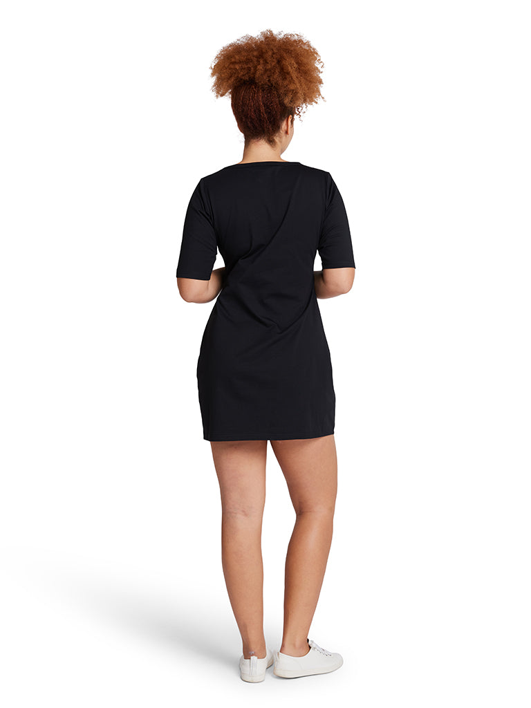 Mini Tee Dress - Black