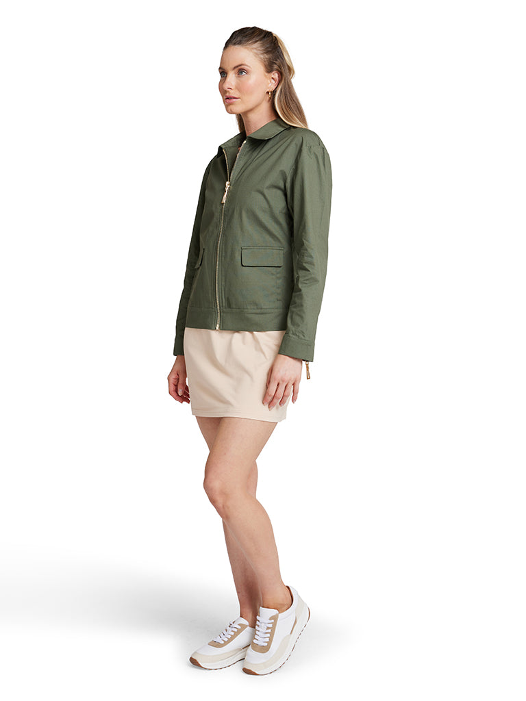 Mid Length Jacket - Olive