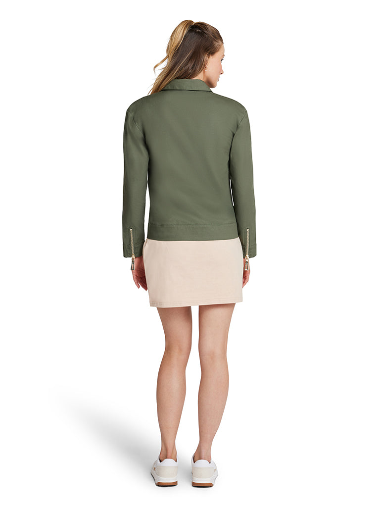 Mid Length Jacket - Olive