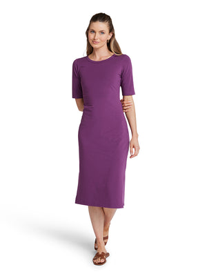 Midi Tee Dress - Purple