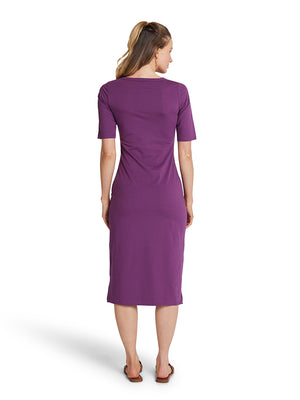 Midi Tee Dress - Purple