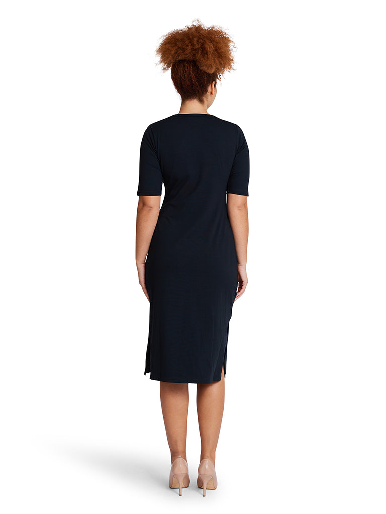 Midi Tee Dress - Black