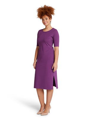 Midi Tee Dress - Purple