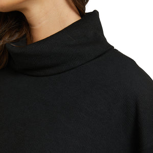 Cosy Roll Neck Jumper - Black