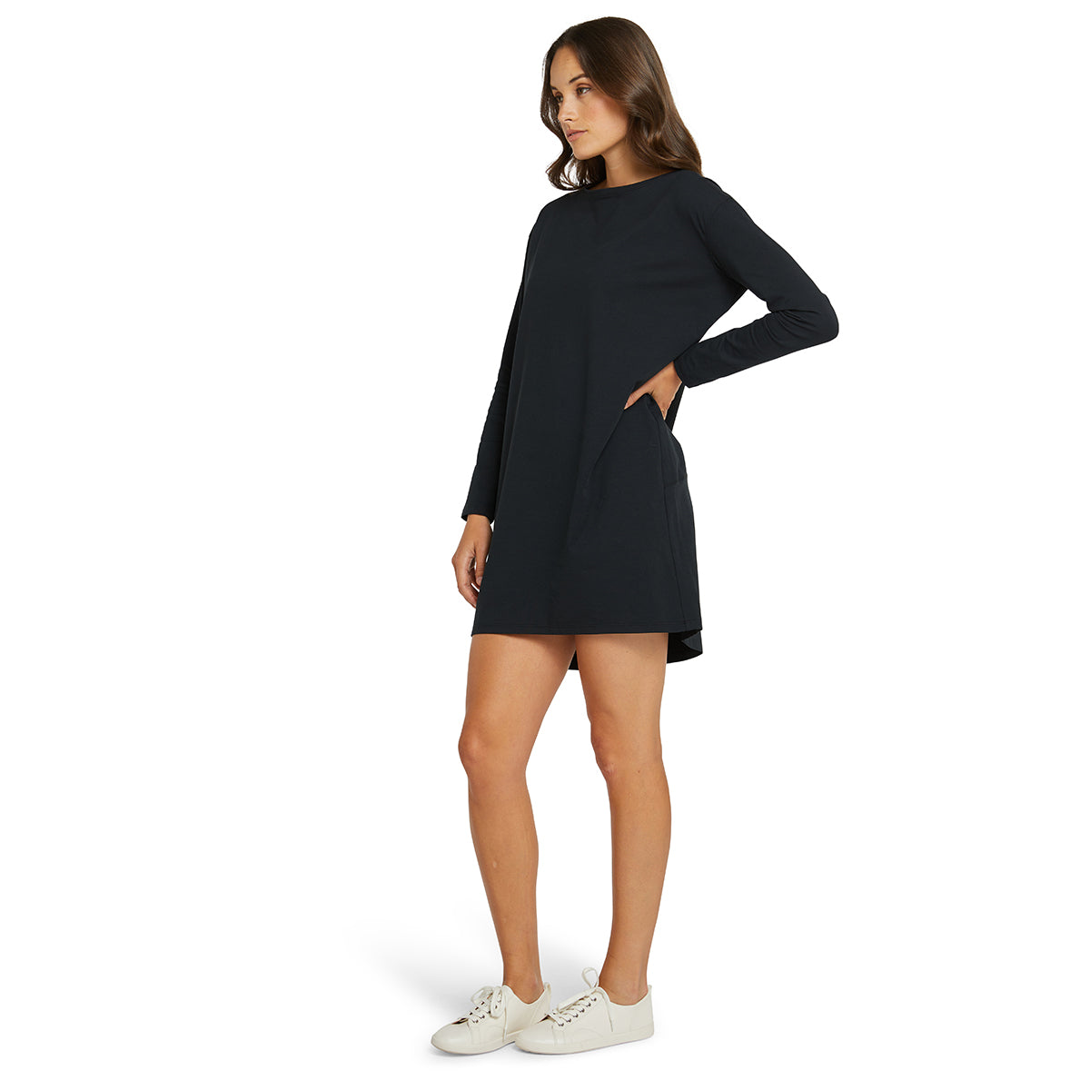 Oversized Sweater Dress - Black
