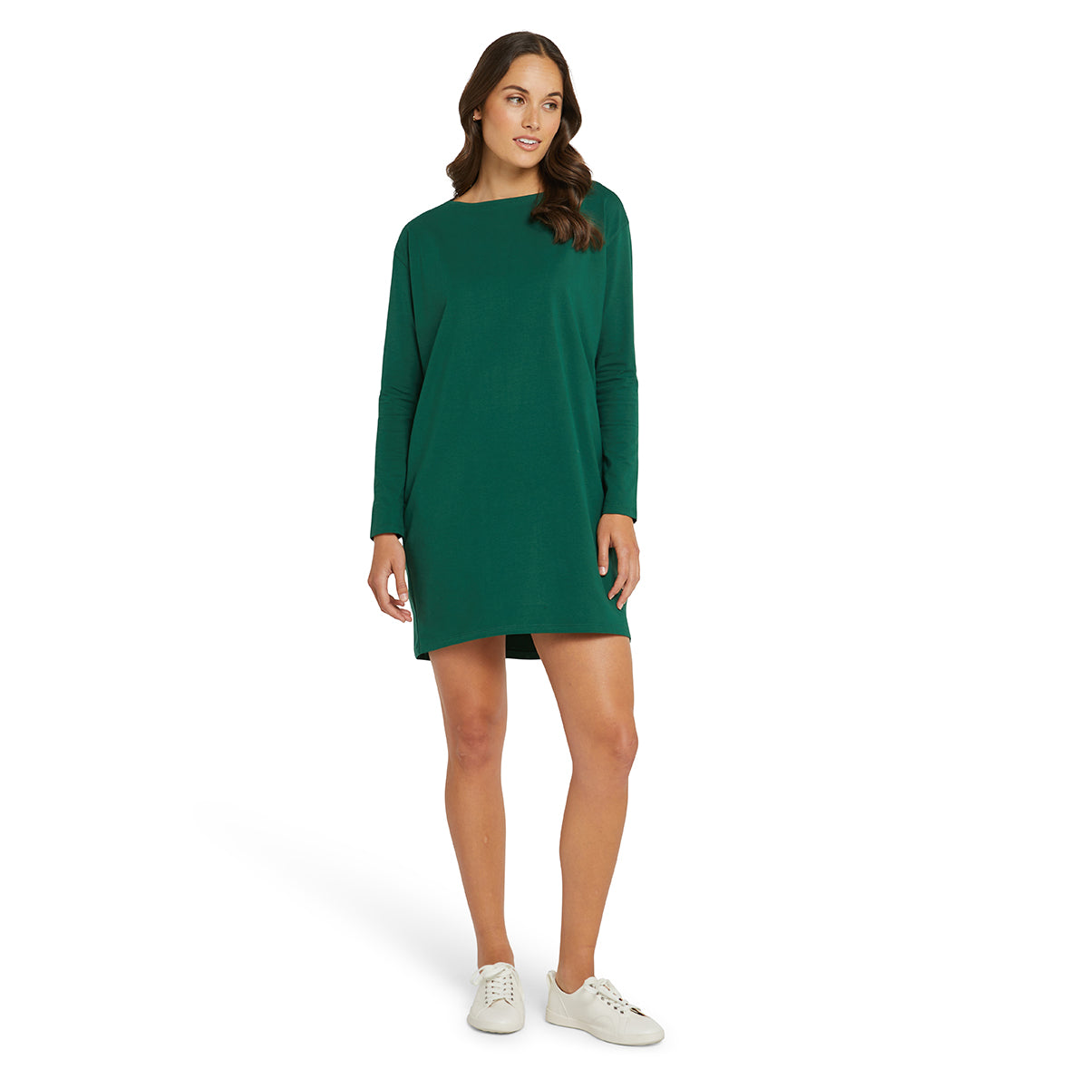 Oversized Sweater Dress - Moss