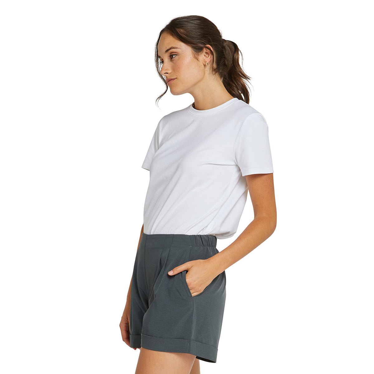 Tailored Shorts - Charcoal