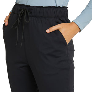 Tie Up Daily Pants - Black