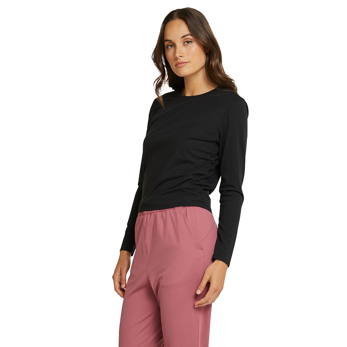 Tie Up Daily Pants - Rose