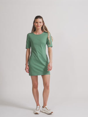 Mini Tee Dress - Forest