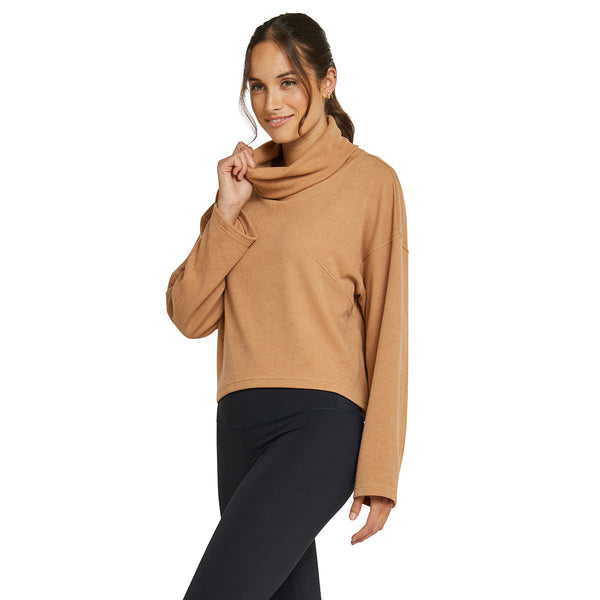 Cosy Roll Neck Jumper Caramel Online Daily Label