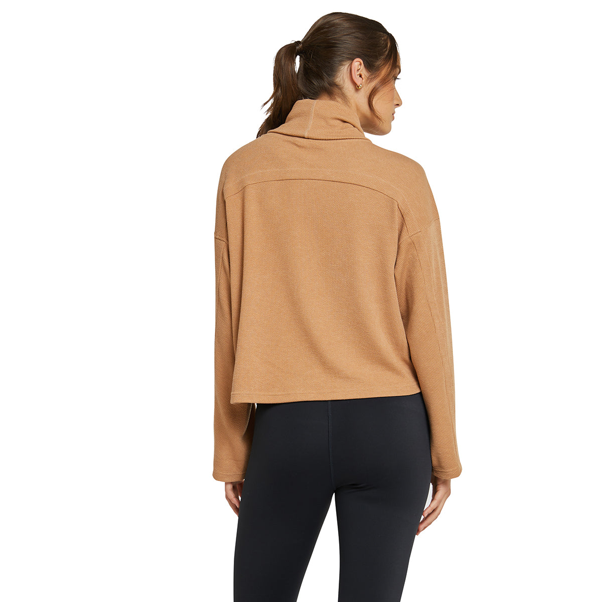 Cosy Roll Neck Jumper - Caramel
