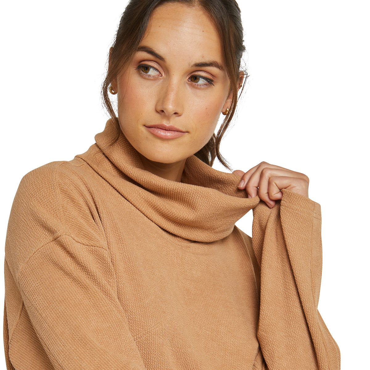 Caramel roll 2024 neck jumper