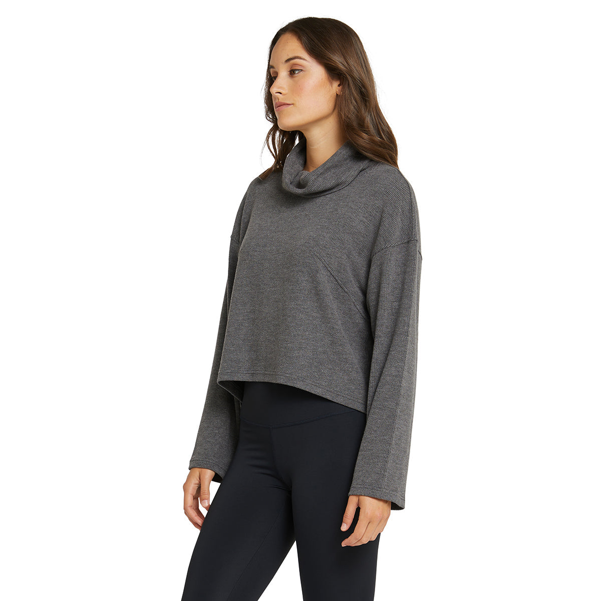 Cosy Roll Neck Jumper - Charcoal
