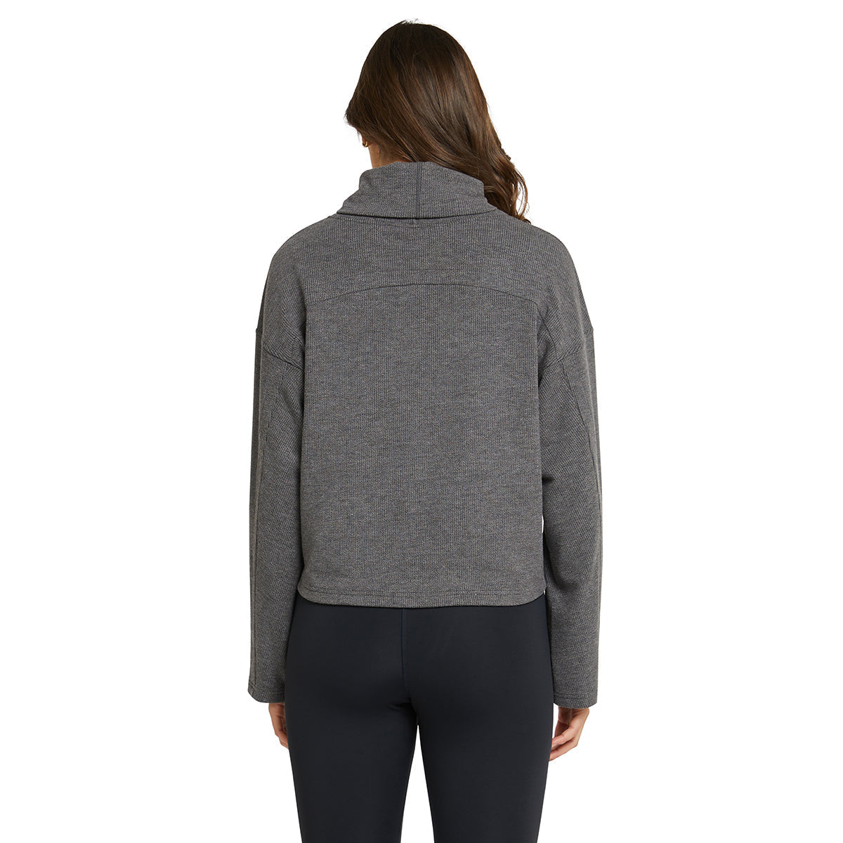 Cosy Roll Neck Jumper - Charcoal